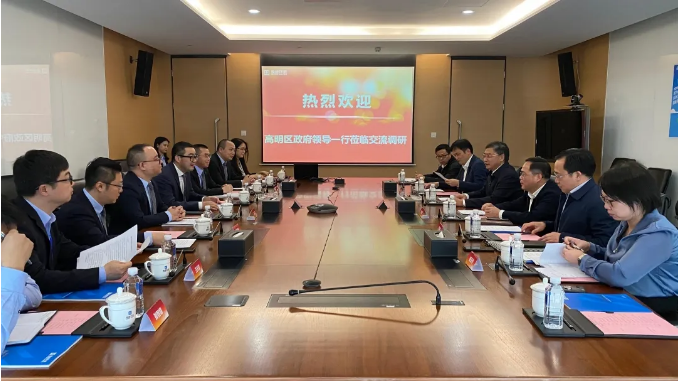 高明區(qū)區(qū)委書記楊永泰一行到好博環(huán)境調(diào)研